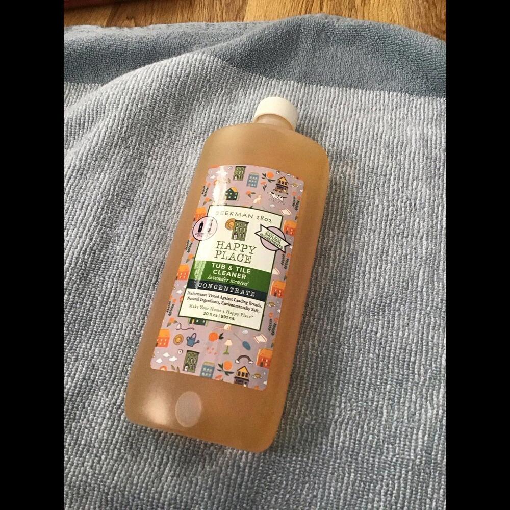 Beekman happy place tub and tile cleaner, new, hsn, lavender, no spray bottle